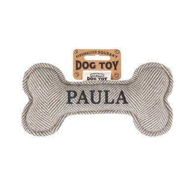 Quietschender Hunde Knochen form-Hundespielzeug Paula