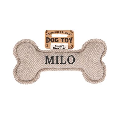 Quietschender Hunde Knochen form-Hundespielzeug Milo