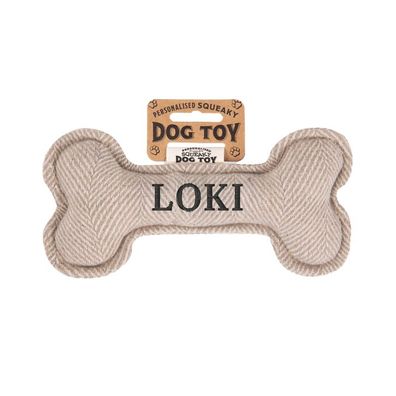 Quietschender Hunde Knochen form-Hundespielzeug Loki