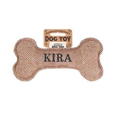 Quietschender Hunde Knochen form-Hundespielzeug Kira
