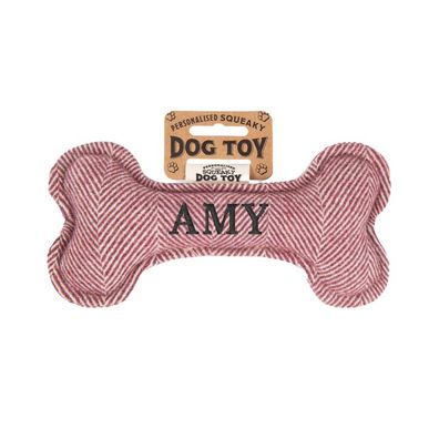 Quietschender Hunde Knochen form-Hundespielzeug Amy