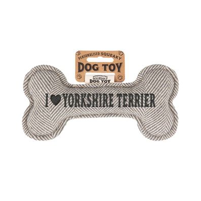 Quietschender Hunde Knochen form-Hundespielzeug Yorkshire Terrier