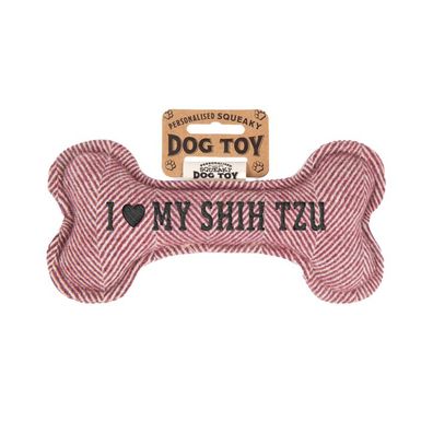 Quietschender Hunde Knochen form-Hundespielzeug Shih Tzu
