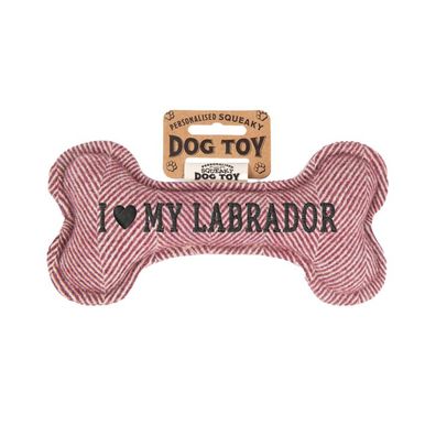 Quietschender Hunde Knochen form-Hundespielzeug Labrador