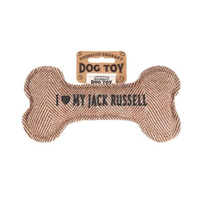 Quietschender Hunde Knochen form-Hundespielzeug Jack Russell