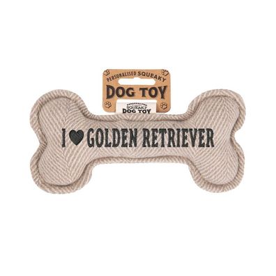 Quietschender Hunde Knochen form-Hundespielzeug Golden Retriever