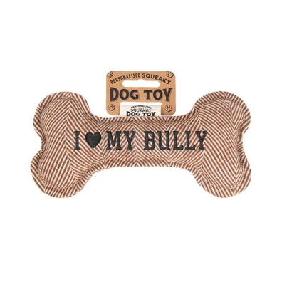 Quietschender Hunde Knochen form-Hundespielzeug Bully