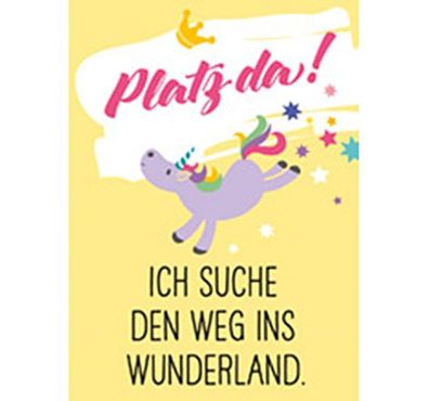 Platz da! Ich suche den Weg ins Wunderland - Magnet