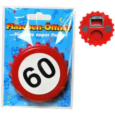 Bieroeffner ßâ€?ffner Kronkorken 60. Geburtstag