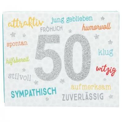 Wunscherfßller Soundboxen Zahlengeburtstage 1 Stueck - 50 witzig, zuverlaessig, spont