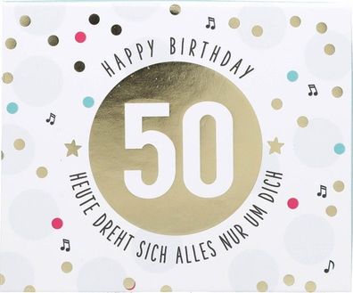 Wunscherfßller Soundboxen Zahlengeburtstage 1 Stueck - Happy Birthday! Heute Dreht Si