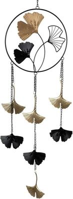 Deko Fensterhaenger Girlande Ginko 60 cm Metall Mobile