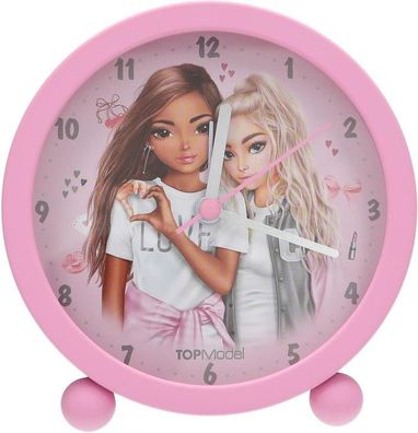 TOPModel My BFF - Wecker in Rosa fuer Kinder, mit Model-Motiv