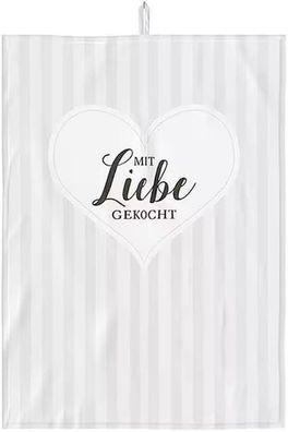 Geschirrtuch Abtrockentuecher Kuechenhandtuch la vida - Mit Liebe gekocht