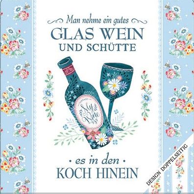 Cook Shop Geschirrtuch Man nehme ein gutes Glas Weinâ?¬Â¦