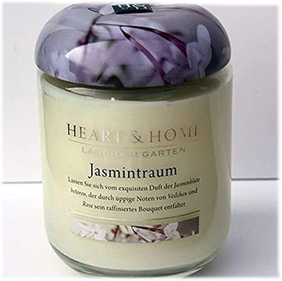 Grosse Duftkerze Jasmintraum - Landhausgarten 340g Grundpreis 1kg/ 97,03 EUR