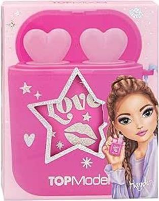 1 Stueck TOPModel Lipgloss-Set mit Kopfhoerer-Case, 2x 2,3 ml, Blaubeerkuchen & Erdbe