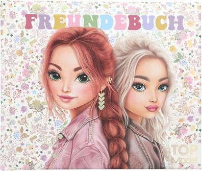 TOPModel Freundebuch Cowgirl mit Blumen- und Sternenmuster