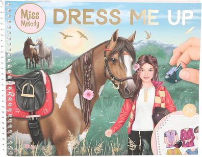 Miss Melody Dress Me Up, Grosses Stickerbuch mit Pferdemotiven