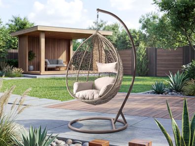 Hängesessel Savona 1142N Hängestuhl Hängekorb mit Gestell Stilvoll Kokon M24