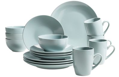 16-teiliges Kombiservice für 4 Personen, Pastell Selection