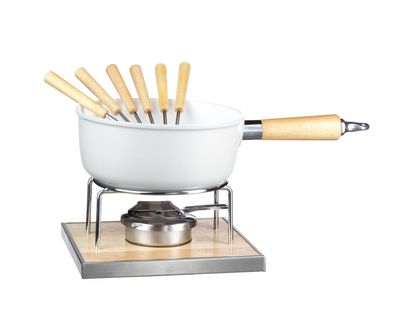 Käsefondue Set für 6 Personen, 9-teiliges Komplettset