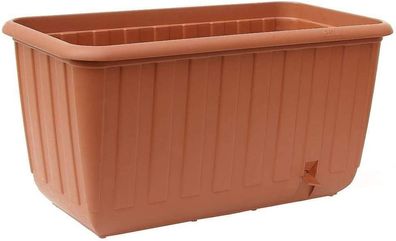 Pflanzkasten Ambizioso ohne Rollen in Terracotta