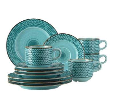 Premium Kaffeegeschirr Set für 4 Personen, Prospero