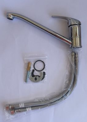 Wasserhahn Einhebelmischer ka/wa. HTD Classic lang chrom Wohnmobil 71390p NEU