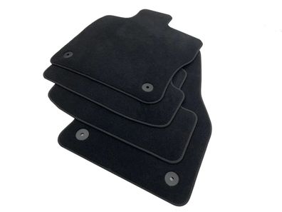 Original VW Fussmatten T-Roc Velours schwarz Teppich Teppich Stoff Textilmatten