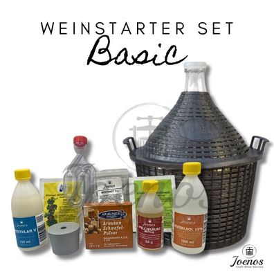 Joenos Wein-Basic-Set - Einfach und erfolgreich Wein selber machen!