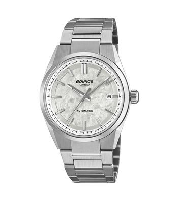 Casio Edifice Armbanduhr Automatik EFK-110D-7AER Saphirglas, Edelstahl, Weiß