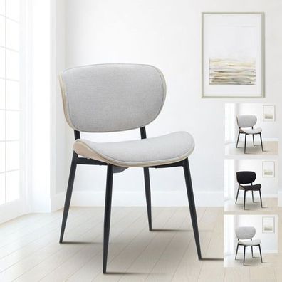 Esszimmerstuhl Stoff Besucherstuhl Stuhl Wohnzimmerstuhl Küchenstuhl Bürostuhl