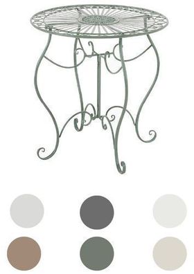 Outdoor-Tisch-Gartenmöbel Terrasse Beistelltisch Balkon Nostalgie-versch. Farben