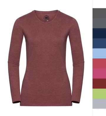 Russell Europe Damen langarm Shirt Fashion Longsleeve HD Tee R-167F-0 NEU