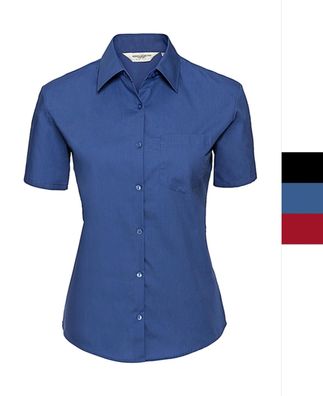 Russell Europe Damen Baumwolle-Popelin Bluse pflegeleicht XS-4XL R-937F-0 NEU