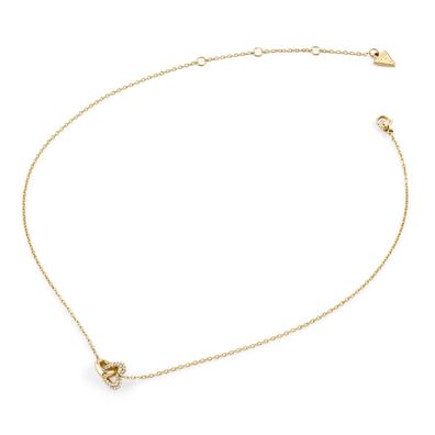 Guess Schmuck Damen-Kette Herzen Goldfarben JUBN06013JWYGT/U