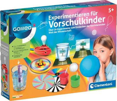 Clementoni 59396 - Experimentieren für Vorschulkinder