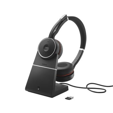 Jabra Evolve 75+ UC Stereo - Headset - On-Ear