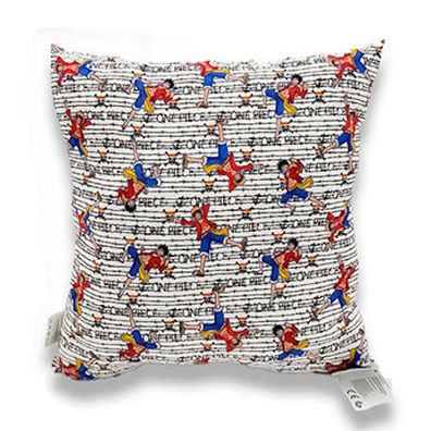 One Piece Solo Lufy 38 cm Deko Kissen Pillow Cushion 100% Baumwolle Cotton