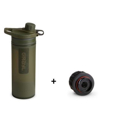 GRAYL Geopress Purifier olive drab + 1 Replacement Cartridge
