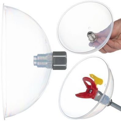 Rosfix Spritzschutz für Farbspritzpistole – 7/8" Gewinde | Chemikalienfest