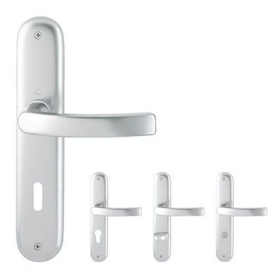 Hoppe Türdrücker Luxembourg Langschildgarnitur Alu Türgriff Türklinke