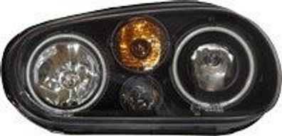 Scheinwerfer mit CCFL-Ringen passend für VW Golf IV (98-03) schwarz