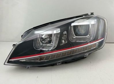 Scheinwerfer passend für VW Golf VII (11/12-03/17)), schwarz (redline)