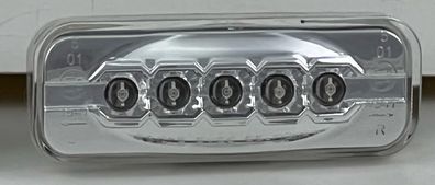 LED Seitenblinker passend für Opel Omega B, klar/chrom, Set