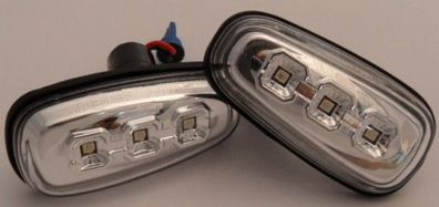 LED Seitenblinker passend für Opel Astra G/Zafira A, chrom