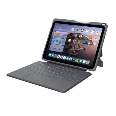 Deqster Smart Rugged Touch Plus Keyboard 10.9", QWERTZ, Deutsch, Mechanischer Switch,