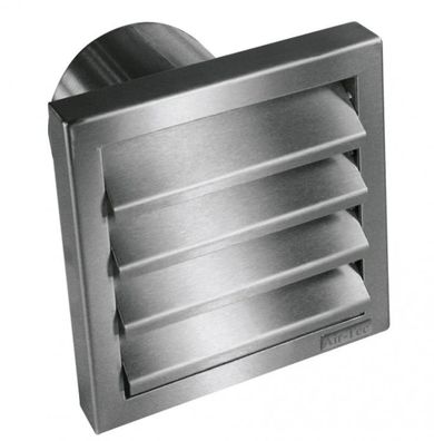Lüftungsgitter Ø 125mm Edelstahl Außengitter Rückstauklappe Dunstabzug Küche