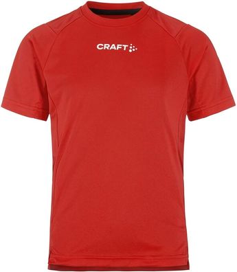 Craft Kinder T-Shirt Rush 2.0 SS Tee JR 1914657 Bright Red-134/140
